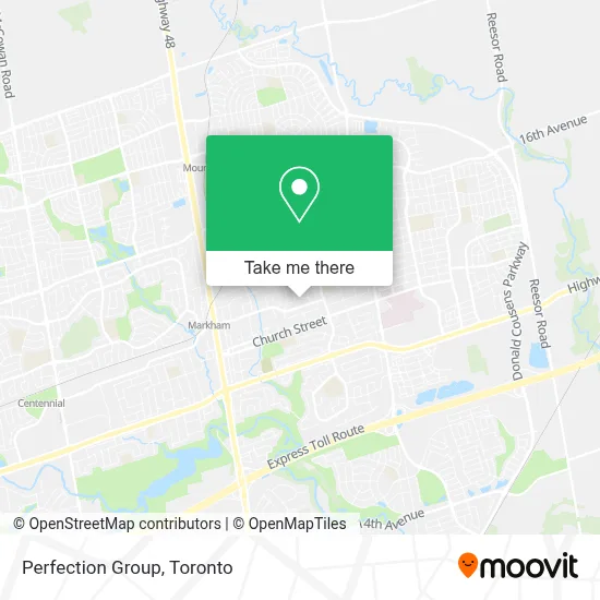 Perfection Group map