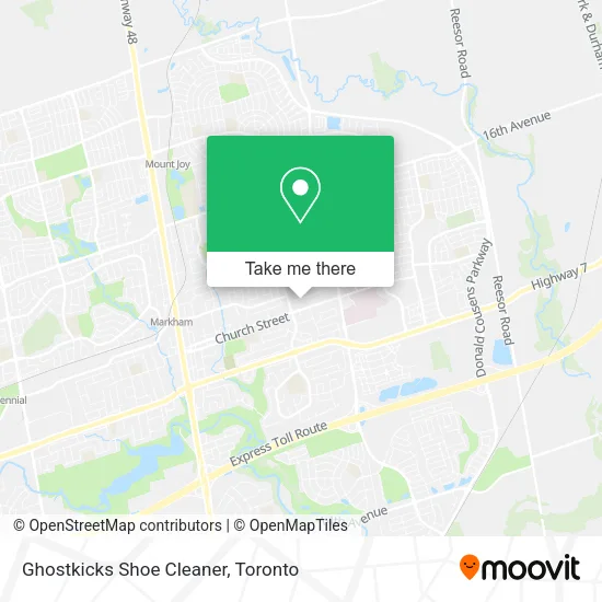 Ghostkicks Shoe Cleaner map