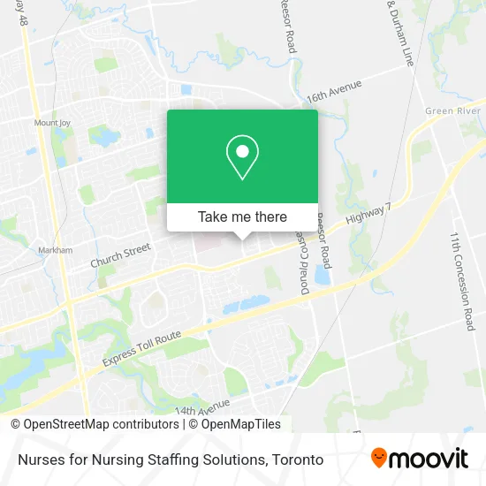Nurses for Nursing Staffing Solutions map