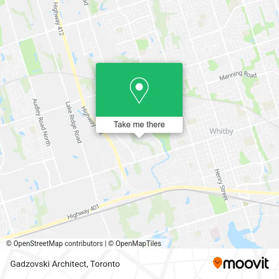 Gadzovski Architect map