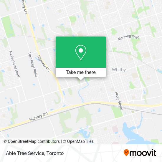 Able Tree Service map