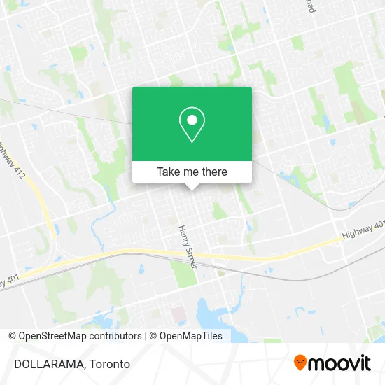 DOLLARAMA map