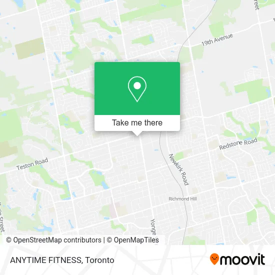 ANYTIME FITNESS map