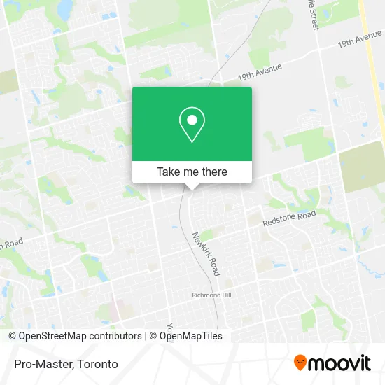 Pro-Master map