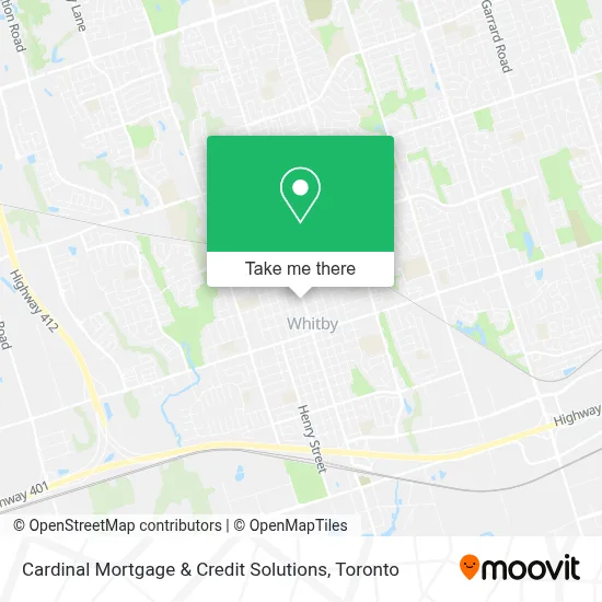 Cardinal Mortgage & Credit Solutions map