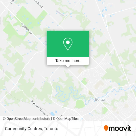 Community Centres map