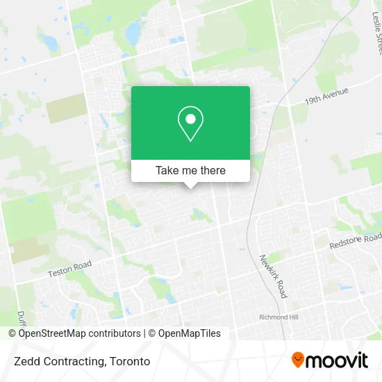 Zedd Contracting map