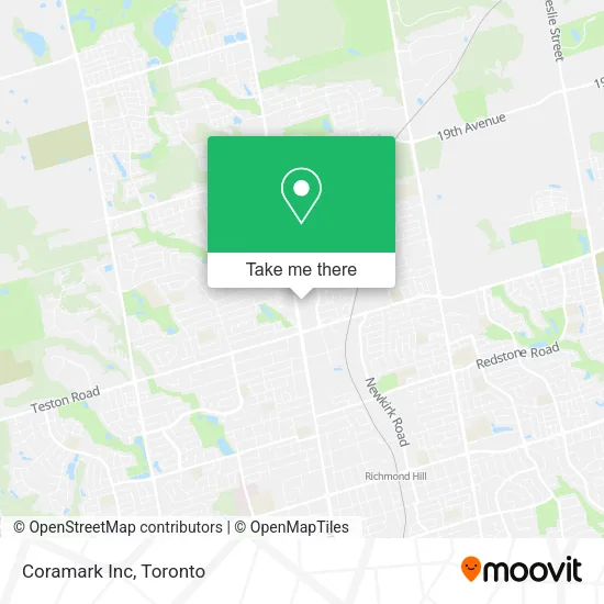 Coramark Inc map