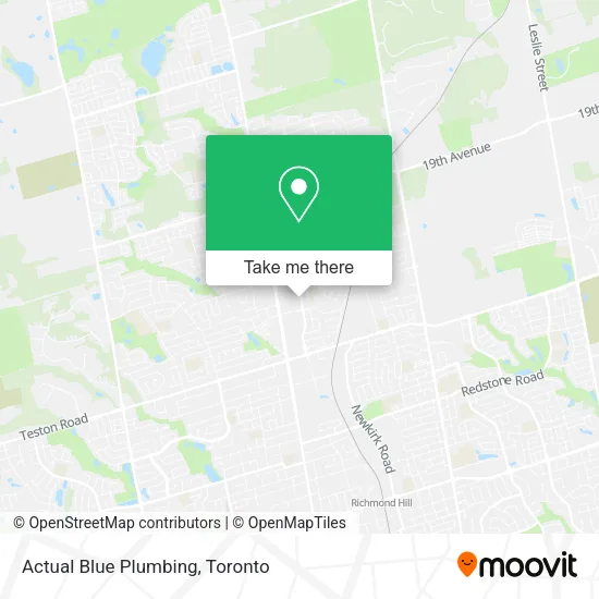 Actual Blue Plumbing map
