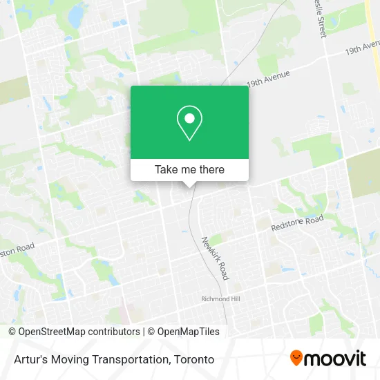 Artur's Moving Transportation map