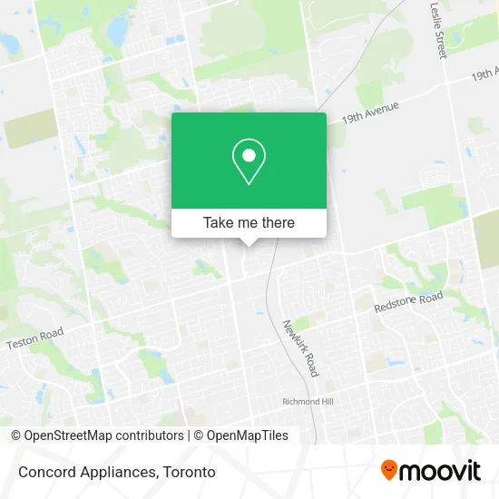 Concord Appliances map