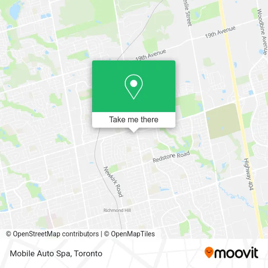 Mobile Auto Spa map
