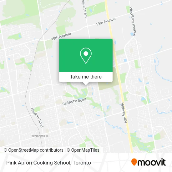 Pink Apron Cooking School map