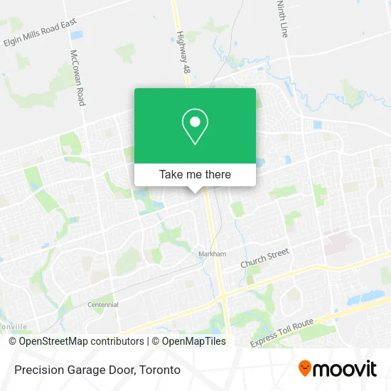Precision Garage Door map
