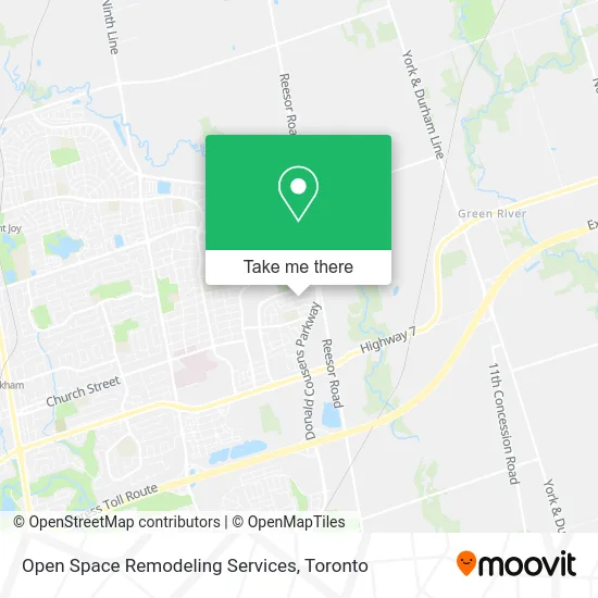 Open Space Remodeling Services map