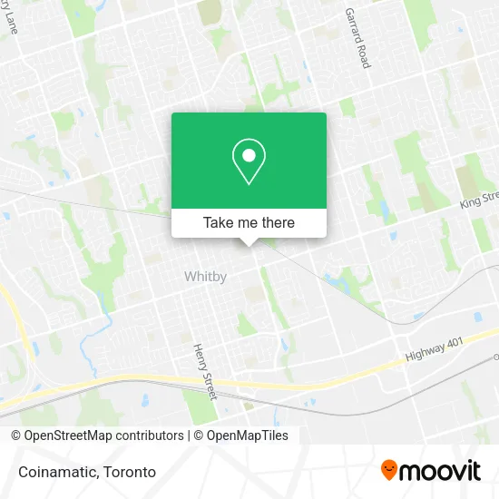 Coinamatic map