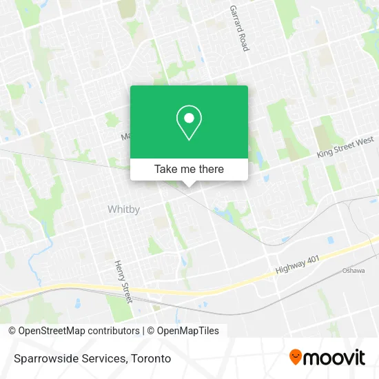 Sparrowside Services map