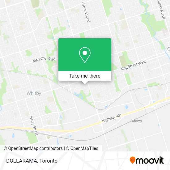 DOLLARAMA map