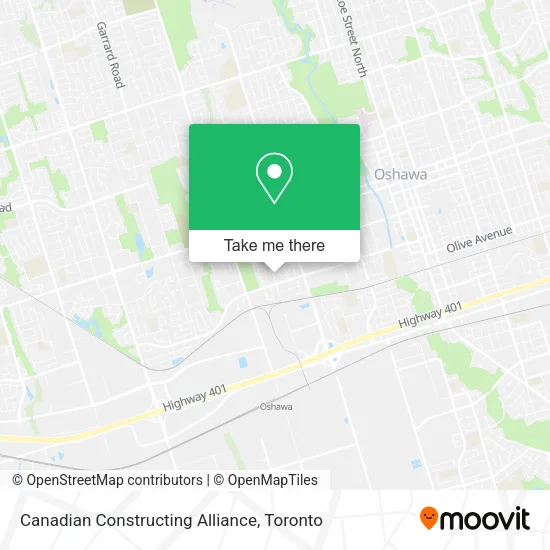 Canadian Constructing Alliance map