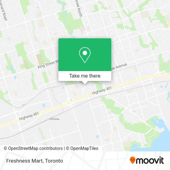 Freshness Mart map