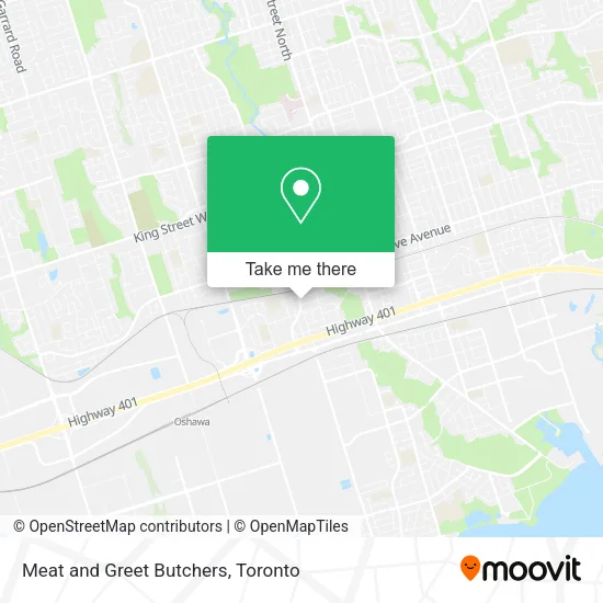 Meat and Greet Butchers map