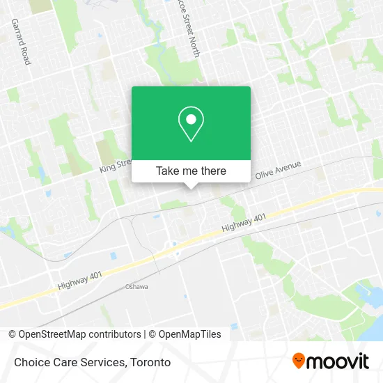 Choice Care Services map