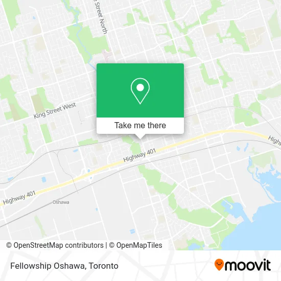 Fellowship Oshawa map