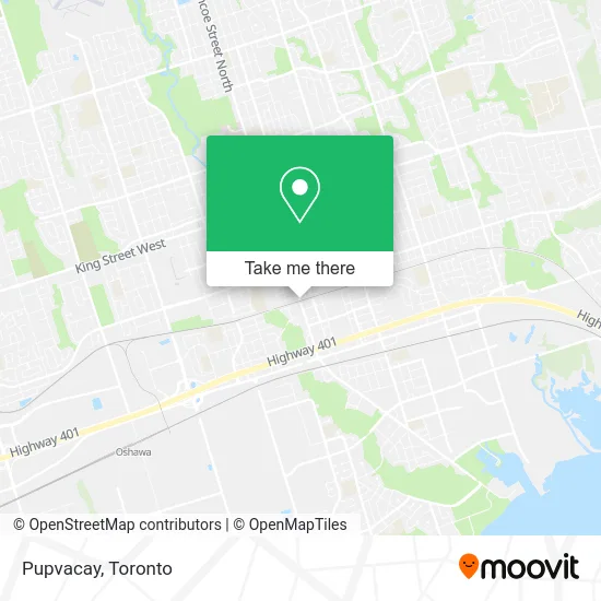 Pupvacay map