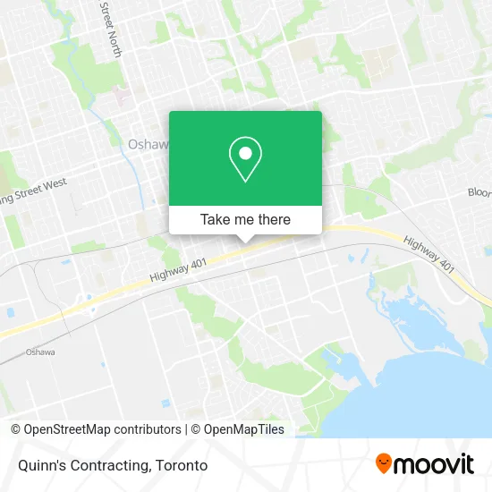 Quinn's Contracting map