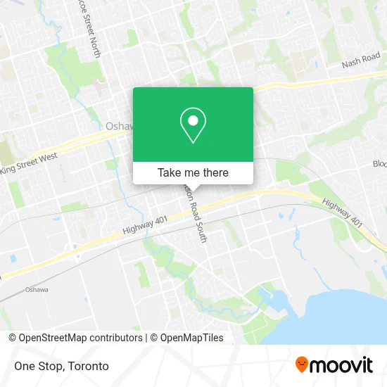 One Stop map