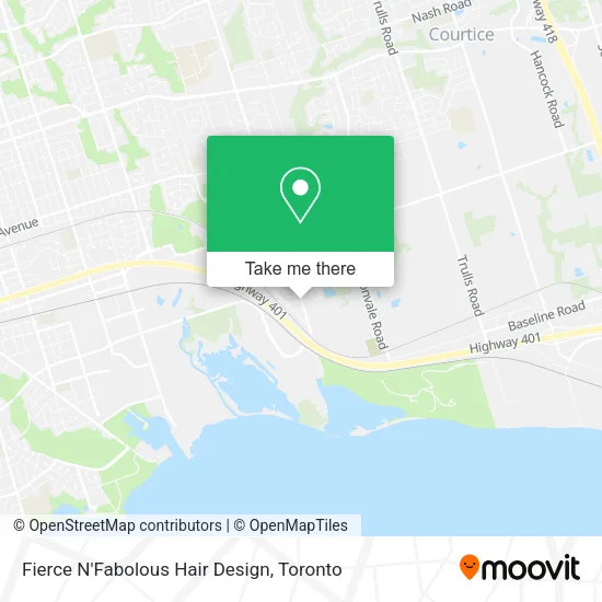 Fierce N'Fabolous Hair Design map