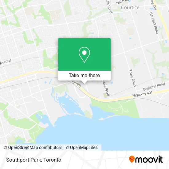 Southport Park map