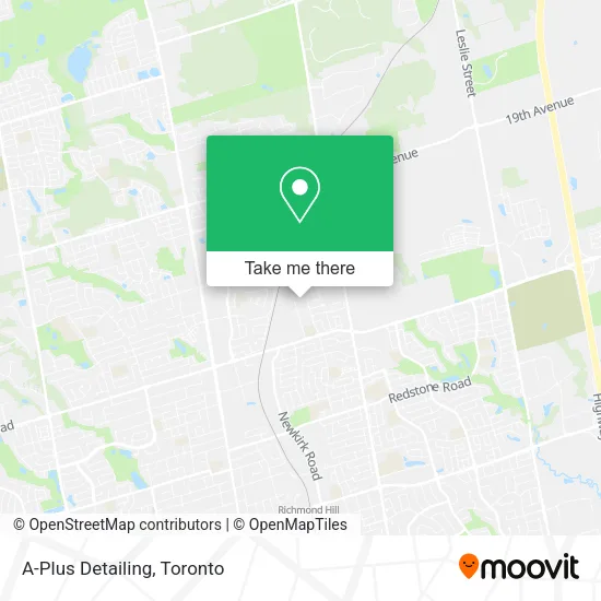 A-Plus Detailing map