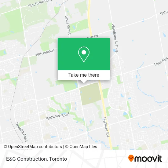 E&G Construction map