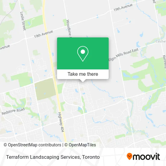 Terraform Landscaping Services map