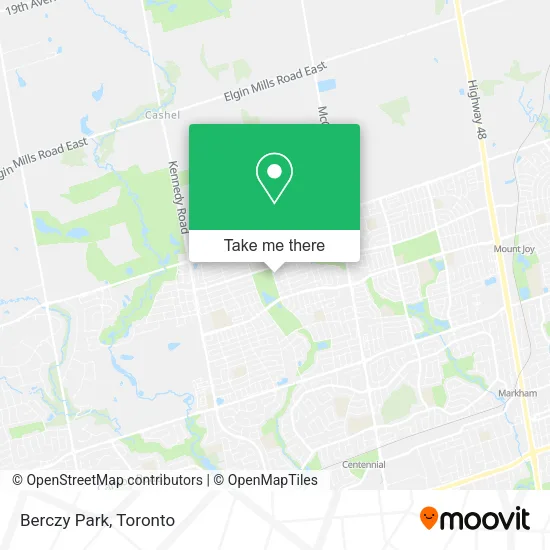 Berczy Park map