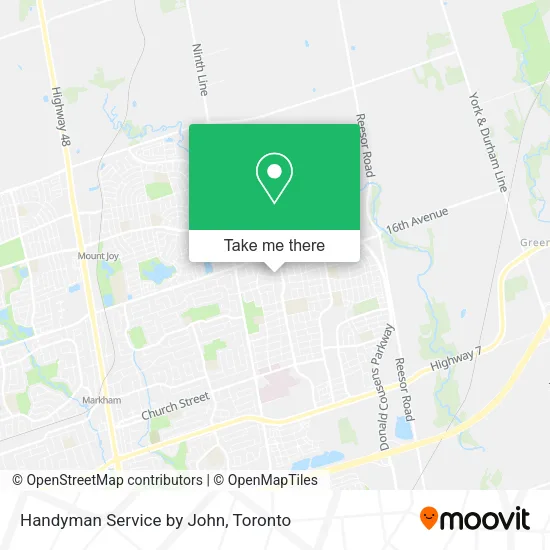 Handyman Service by John map