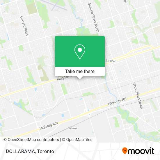DOLLARAMA map