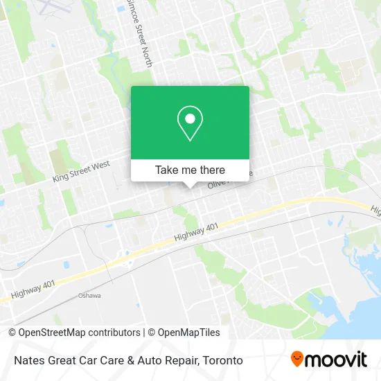 Nates Great Car Care & Auto Repair map