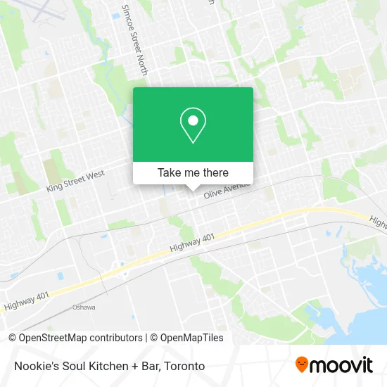 Nookie's Soul Kitchen + Bar map