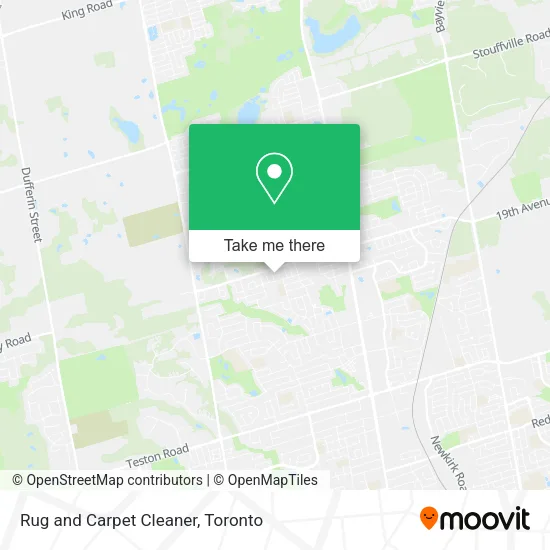 Rug and Carpet Cleaner map