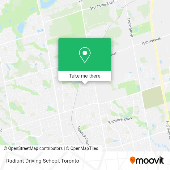 Radiant Driving School map