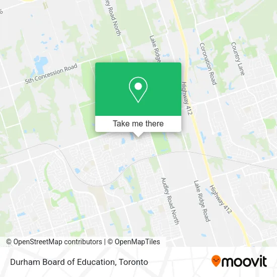 Durham Board of Education map