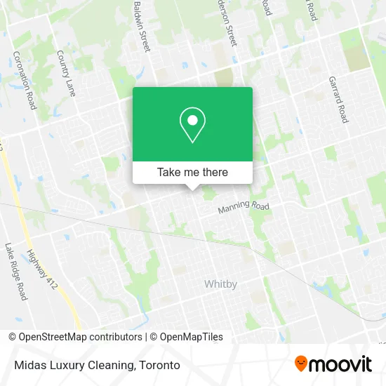 Midas Luxury Cleaning map