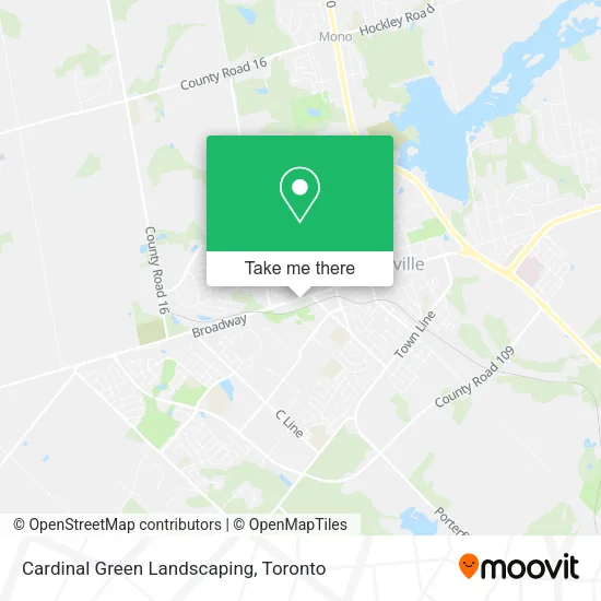 Cardinal Green Landscaping map