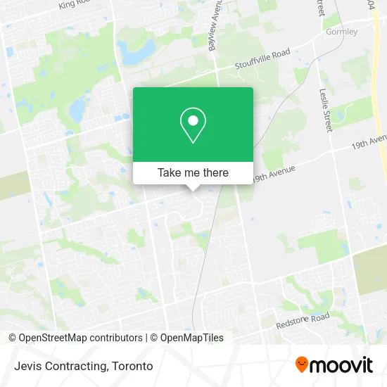 Jevis Contracting map