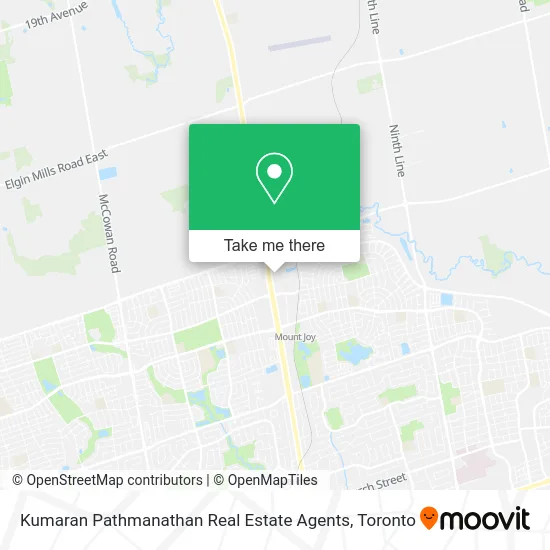 Kumaran Pathmanathan Real Estate Agents map