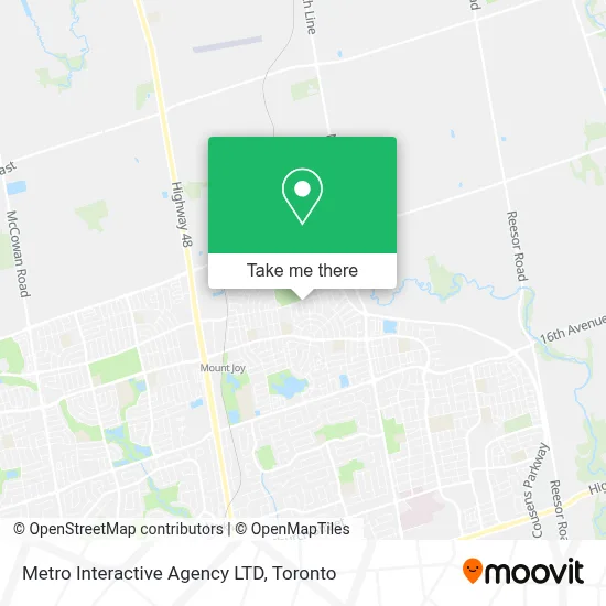 Metro Interactive Agency LTD map