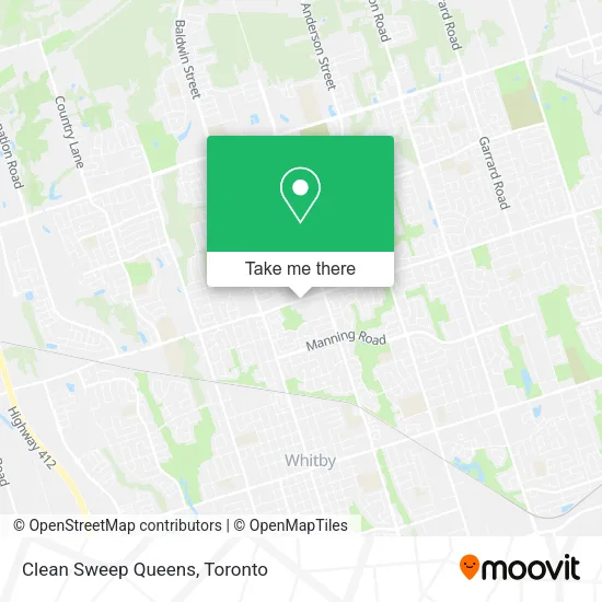 Clean Sweep Queens map