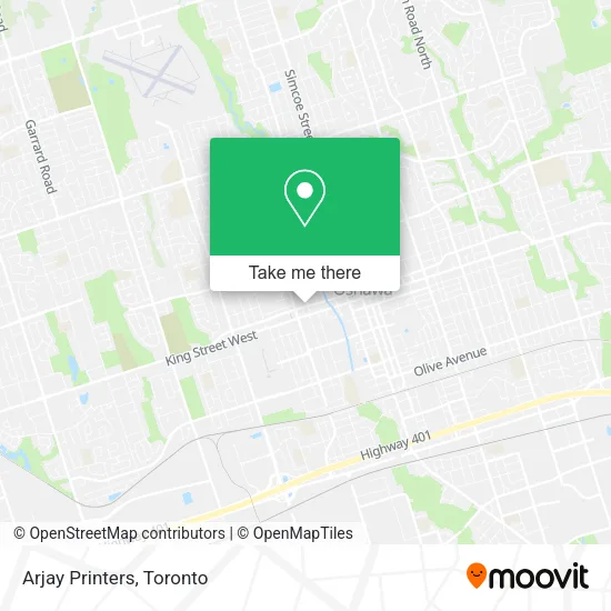 Arjay Printers map